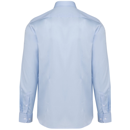 Chemise Popeline Manches Longues Homme Kariban Premium – Ciel – vue 2