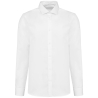 Chemise popeline manches longues homme Blanc – Kariban Premium