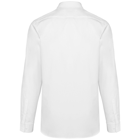 Chemise popeline manches longues homme Blanc – Kariban Premium – vue 2