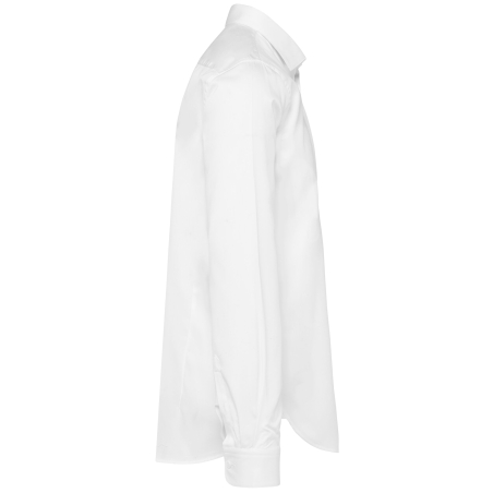 Chemise popeline manches longues homme Blanc – Kariban Premium – vue 3