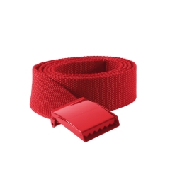 Ceinture Polyester Rouge Boucle Métal | K-up