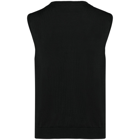 Gilet col V Supima® homme Noir – Kariban Premium – vue 2
