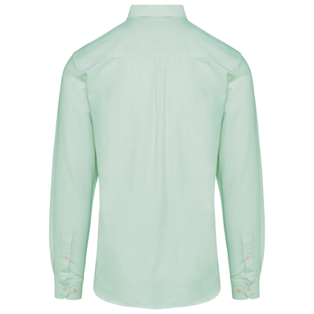 Chemise Oxford manches longues homme Vert | Kariban Premium – vue 2