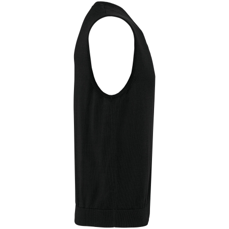 Gilet col V Supima® homme Noir – Kariban Premium – vue 3