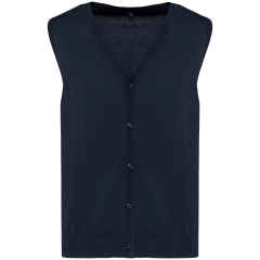Gilet col V Supima® homme Marine – Kariban Premium