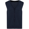 Gilet col V Supima® homme Marine – Kariban Premium