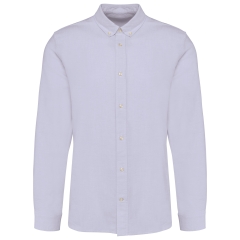 Chemise Oxford Manches Longues Homme Bleu – Kariban Premium