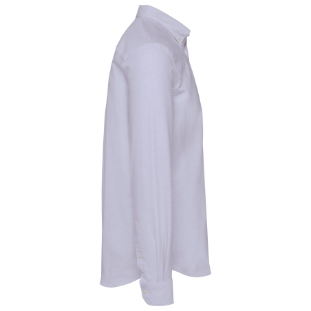 Chemise Oxford Manches Longues Homme Bleu – Kariban Premium – vue 3