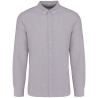 Chemise Oxford Manches Longues Homme Gris – Kariban Premium