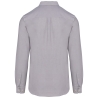 Chemise Oxford Manches Longues Homme Gris – Kariban Premium – vue 2