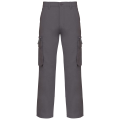 Pantalon multipoches de travail homme Gris – Kariban