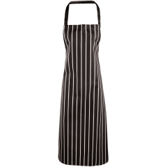Tablier à bavette rayé noir et blanc Premier – One Size