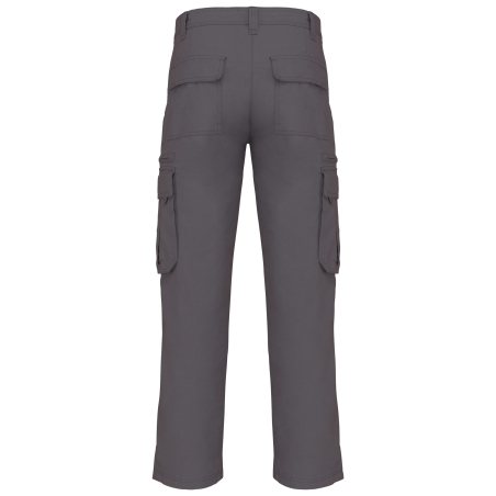 Pantalon multipoches de travail homme Gris – Kariban – vue 2