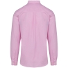Chemise Oxford Manches Longues Homme Rose – Kariban Premium – vue 2
