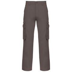 Pantalon multipoches homme Kariban – Vert Khaki workwear
