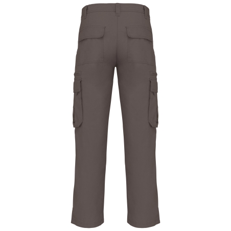 Pantalon multipoches homme Kariban – Vert Khaki workwear – vue 2