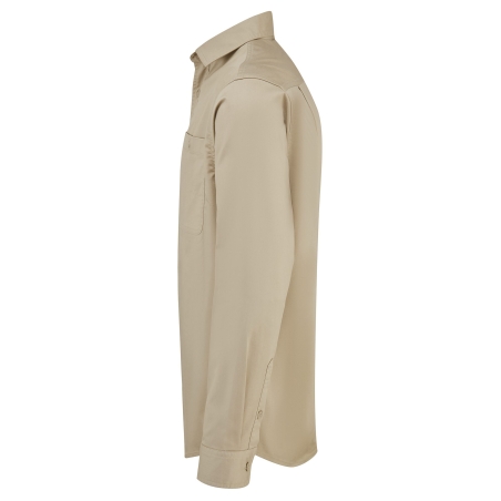 Chemise de service unisexe vert kaki Premier – Personnalisable – vue 3