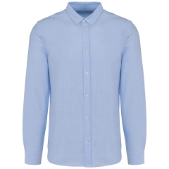 Chemise Oxford Manches Longues Homme Ciel – Kariban Premium