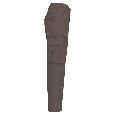 Pantalon multipoches homme Kariban – Vert Khaki workwear – vue 3