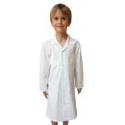 Blouse Blanche Médicale Coton - Manches Longues Unisexe Pour Labo, école - 6