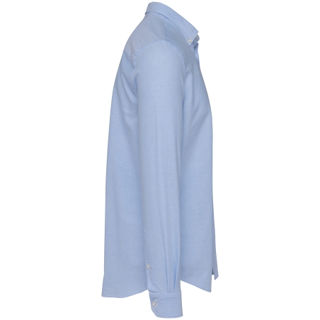 Chemise Oxford Manches Longues Homme Ciel – Kariban Premium – vue 3