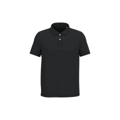 Polo écoresponsable maille piquée Noir Native Spirit homme