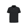 Polo écoresponsable maille piquée Noir Native Spirit homme