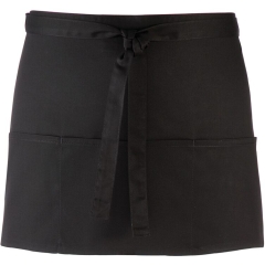 Tablier court noir 3 poches Colours Collection – Premier