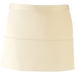 Tablier court beige 3 poches Colours – Premier