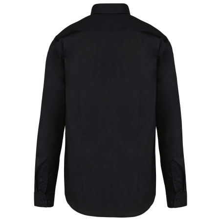Chemise Twill Manches Longues Femme Kariban Premium Noir – vue 2