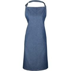 Tablier à bavette Colours Indigo Denim – Premier – Bleu