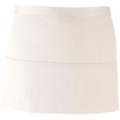 Tablier court blanc 3 poches Colours Collection – Premier