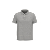 Polo écoresponsable maille piquée Native Spirit Gris Chiné