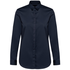Chemise Twill Manches Longues Femme Marine – Kariban Premium