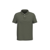 Polo écoresponsable maille piquée homme Native Spirit Vert Khaki