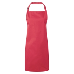 Tablier à bavette "Colours" Rouge