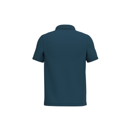 Polo écoresponsable maille piquée Bleu Peacock Blue Native Spirit – vue 2