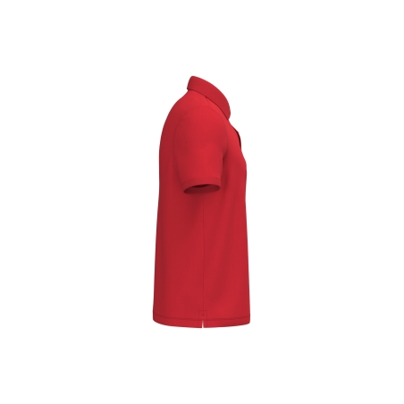Polo écoresponsable maille piquée Rouge Poppy Red Native Spirit – vue 3