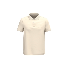 Polo écoresponsable maille piquée homme Beige