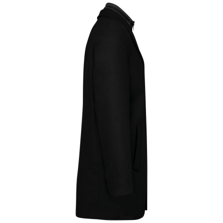 Manteau homme Kariban Premium – Laine & Polyester Noir – vue 3