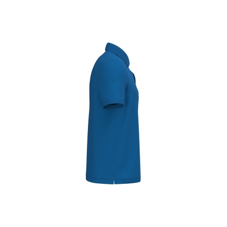Polo écoresponsable maille piquée bleu homme – Native Spirit – vue 3