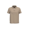 Polo écoresponsable maille piquée Native Spirit Beige homme