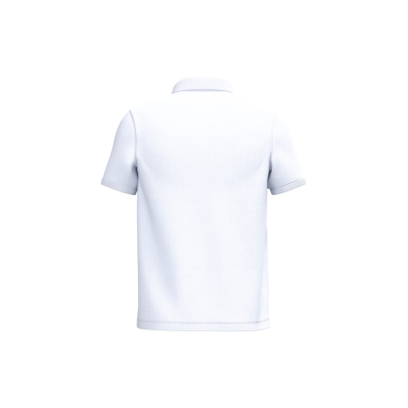 Polo blanc écoresponsable maille piquée homme Native Spirit – vue 2