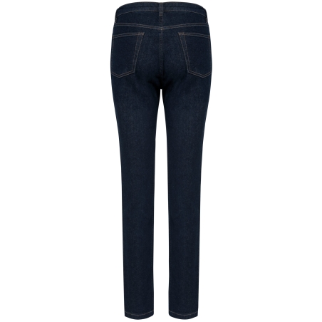 Jean femme coupe straight denim bleu – Kariban Premium – vue 2