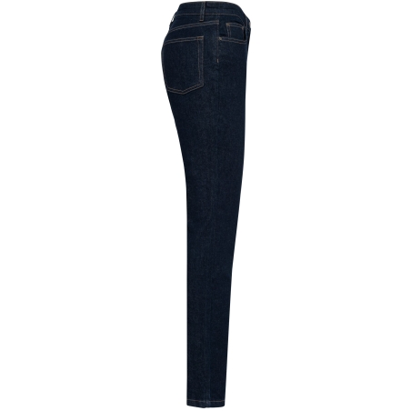Jean femme coupe straight denim bleu – Kariban Premium – vue 3