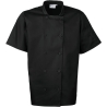 Veste de cuisine manches courtes Noire – Premier