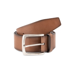 Ceinture Vintage Cuir Homme Dark Cognac – Kariban Premium
