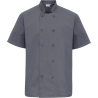 Veste de cuisine manches courtes Premier – Gris (Steel)