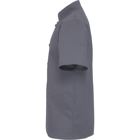 Veste de cuisine manches courtes Premier – Gris (Steel) – vue 3