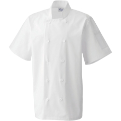 Veste de cuisine manches courtes Blanc – Premier
